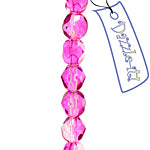 Fire-Polished 6mm Round Bead Strands - Two-Tone