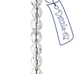 Fire-Polished 6mm Round Bead Strands - Transparent Shades