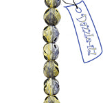 Fire-Polished 6mm Round Bead Strands - Two-Tone