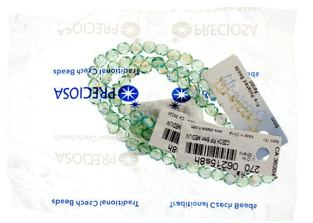 Fire-Polished 6mm Round Bead Strands