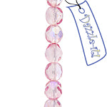 Fire-Polished 6mm Round Bead Strands - Transparent Shades