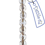 Fire-Polished 6mm Round Bead Strands - Transparent Shades