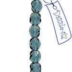 Fire-Polished 6mm Round Bead Strands - Transparent Shades