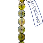 Fire-Polished 6mm Round Bead Strands - Transparent Shades