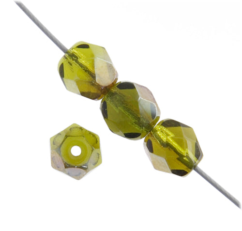 Fire-Polished 6mm Round Bead Strands