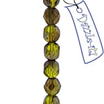 Fire-Polished 6mm Round Bead Strands - Transparent Shades