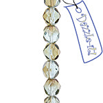 Fire-Polished 6mm Round Bead Strands - Transparent Shades