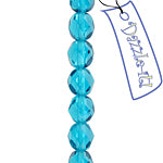 Fire-Polished 6mm Round Bead Strands - Transparent Shades