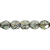 Fire-Polished 7mm Round Beads - Green Shades