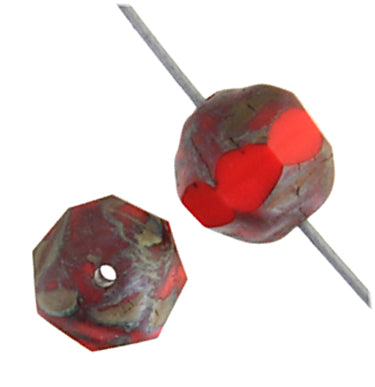 Fire-Polished Jagged Round 8mm 