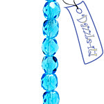 Fire-Polished 6mm Round Bead Strands - Transparent Shades