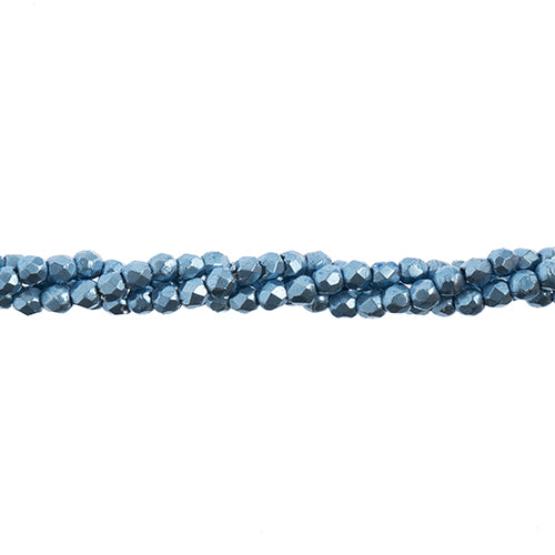 Czechmates Fire Polish 2mm 50pcs Saturated Metallic