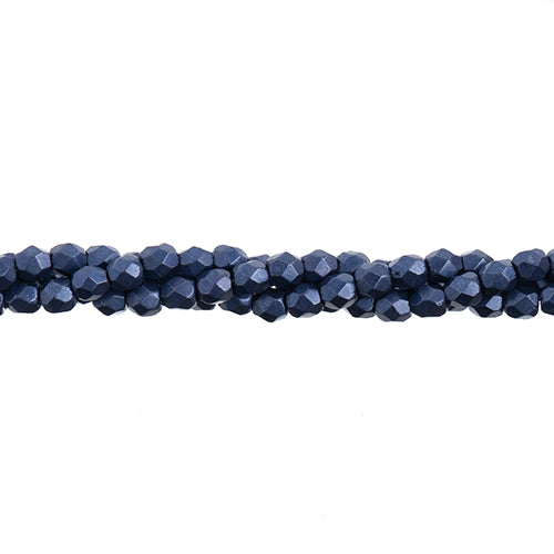 Czechmates Fire Polish 3mm 50pcs Saturated Metallic