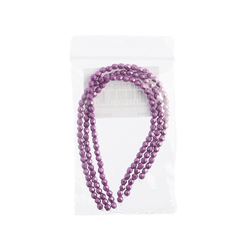 Czechmates Fire Polish 3mm 50pcs Saturated Metallic 