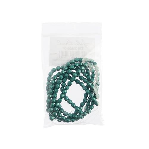 Czechmates Fire Polish 4mm 50pcs Saturated Metallic 