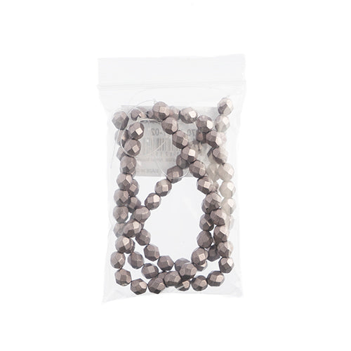 Czechmates Fire Polish 6mm 25pcs Saturated Metallic 