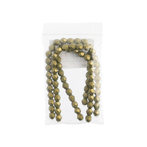 Czechmates Fire Polish 6mm 25pcs Saturated Metallic 