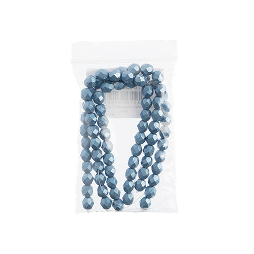 Czechmates Fire Polish 6mm 25pcs Saturated Metallic 