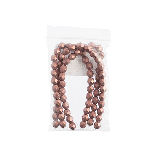 Czechmates Fire Polish 6mm 25pcs Saturated Metallic 