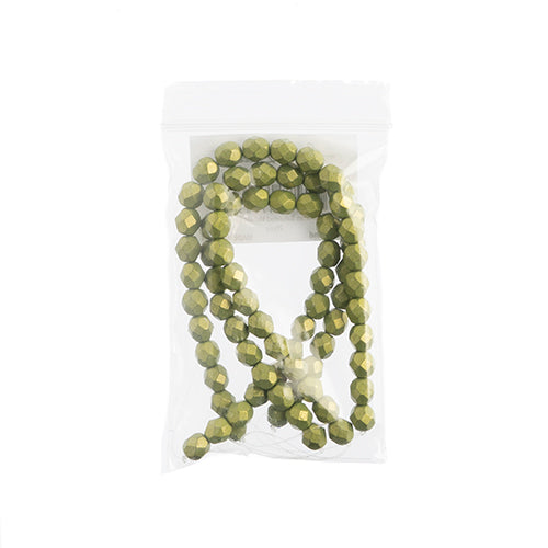 Czechmates Fire Polish 6mm 25pcs Saturated Metallic 