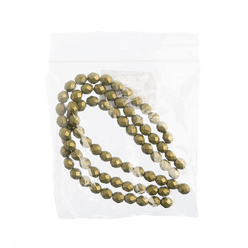 Czechmates Fire Polish 8mm 25pcs Saturated Metallic 