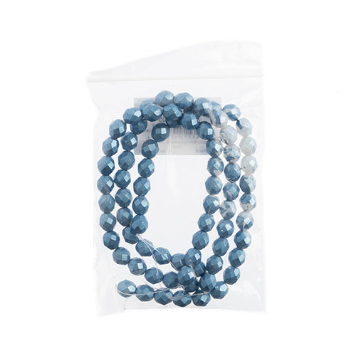 Czechmates Fire Polish 8mm 25pcs Saturated Metallic 