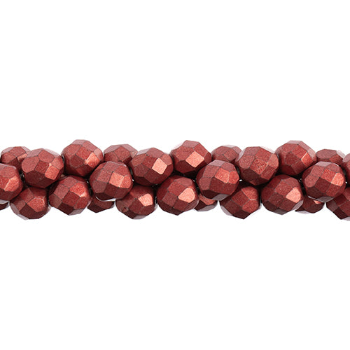 Czechmates Fire Polish 8mm 25pcs Saturated Metallic