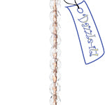 Czech Fire-Polished Road 4mm - Color Lined Strands