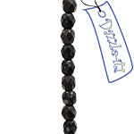 Czech Fire-Polished Round 4mm - Opaque Strands