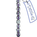 Czech Fire-Polished Road 4mm - Color Lined Strands