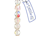 Fire-Polished 6mm Round Bead Strands - Transparent Shades