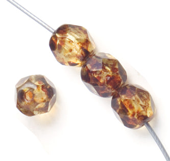 Fire-Polished 6mm Round Bead Strands