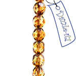 Fire-Polished 6mm Round Bead Strands - Transparent Shades