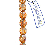 Fire-Polished 6mm Round Bead Strands - Transparent Shades
