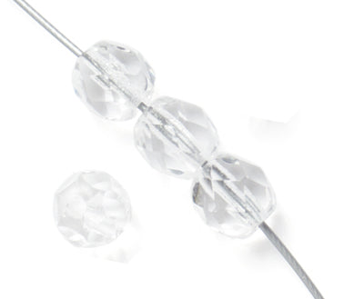 Fire-Polished 6mm Round Bead Strands