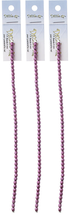 Fire-Polished Beads Strung 4mm  Approx 45pcs