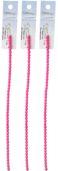 Fire-Polished Beads Strung 4mm  Approx 45pcs