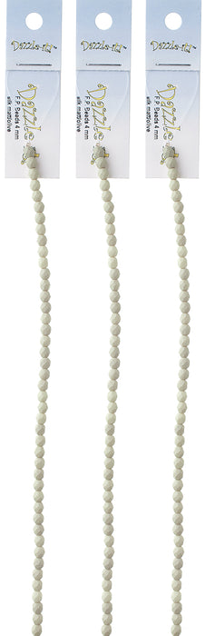 Fire-Polished Beads Strung 4mm  Approx 45pcs