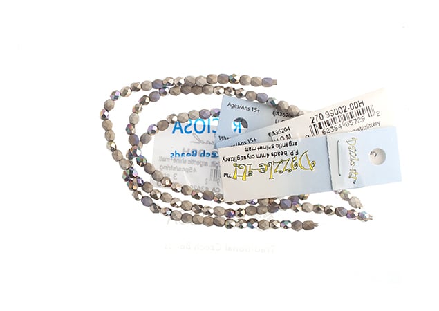 Fire-Polished Beads Strung 4mm  Approx 45pcs