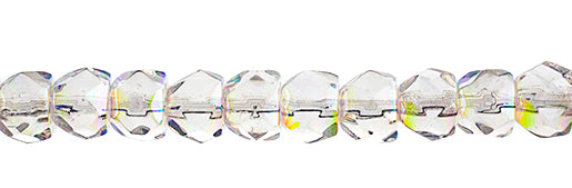 Czech Fire Polish Hill Bead 6mm