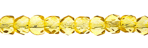 Czech Fire Polish Hill Bead 6mm