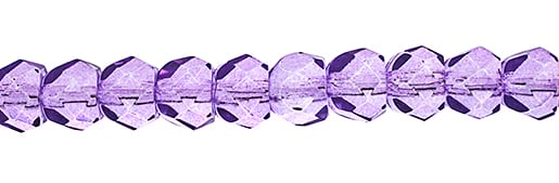 Czech Fire Polish Hill Bead 6mm