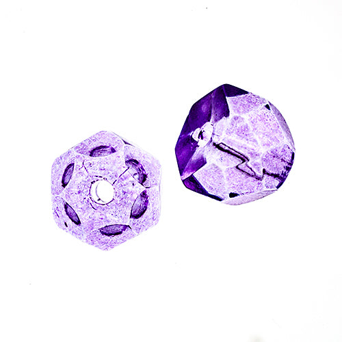 Czech Fire Polish Hill Bead 6mm