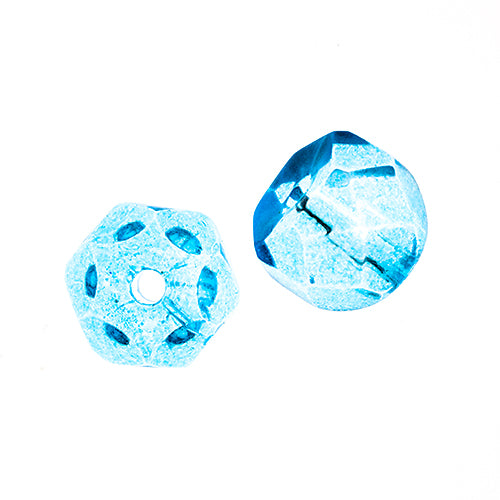 Czech Fire Polish Hill Bead 6mm