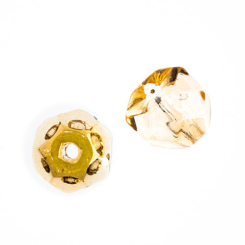 Czech Fire Polish Hill Bead 6mm