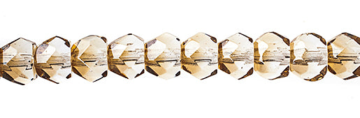 Czech Fire Polish Hill Bead 6mm