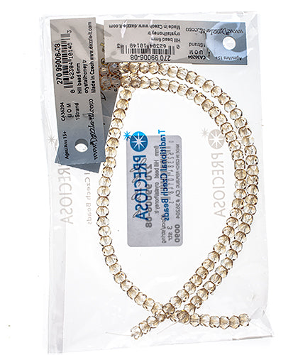 Czech Fire Polish Hill Bead 6mm