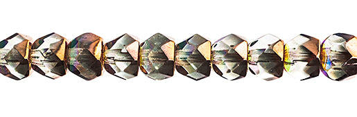 Czech Fire Polish Hill Bead 6mm