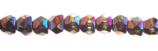 Czech Fire Polish Hill Bead 6mm