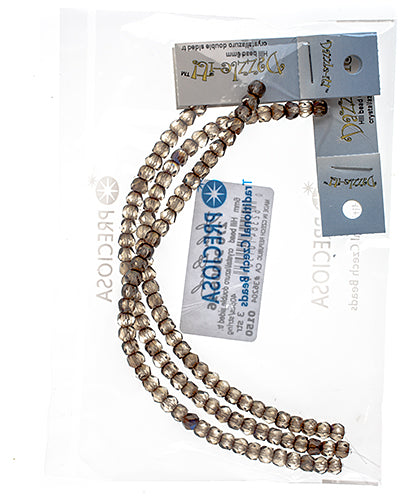 Czech Fire Polish Hill Bead 6mm